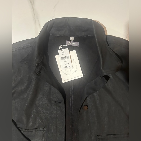 DL1961 Women's Black Leather Jacket - Picture 5 of 6